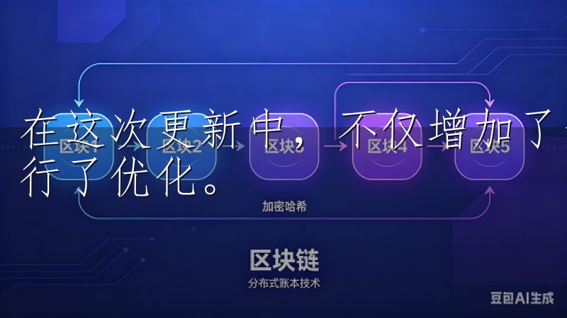 在这次更新中，不仅增加了一些实用的新功能，还对用户界面进行了优化。